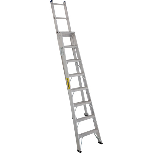 2700 Series Industrial Duty Multi-Way Ladders, 8', Aluminum, 250 lbs. Cap., ANSI 1, CSA 1 Mukwa Safety Services