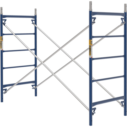 Scaffolding, Steel Frame, 84" D x 60" H Mukwa Safety Services