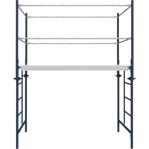 Accessoires pour &eacute;chafaudage - Poteau de garde-corps a/support, Poteau de garde-corps, 6" la x 56" h Mukwa Safety Services