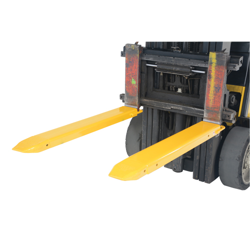 Fork Extensions, 48" L x 7-3/8" W, For Fork Width of 5" Mukwa Safety Services