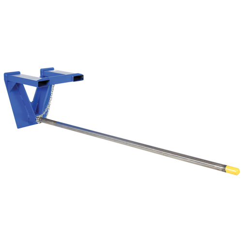 Forklift Carpet Boom, 144-1/2" Length, Fork Mount, 1800 lbs. Capacity Mukwa Safety Services