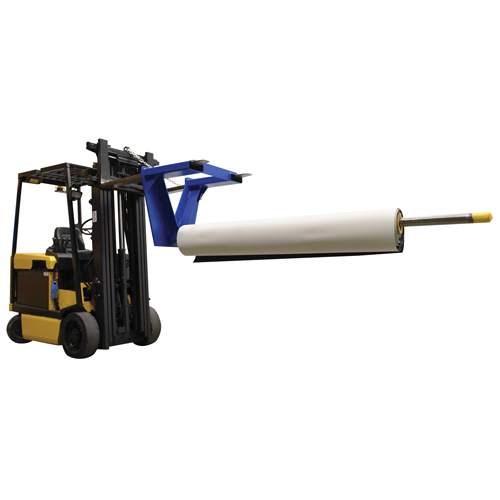 Forklift Carpet Boom, 144-1/2" Length, Fork Mount, 1800 lbs. Capacity Mukwa Safety Services