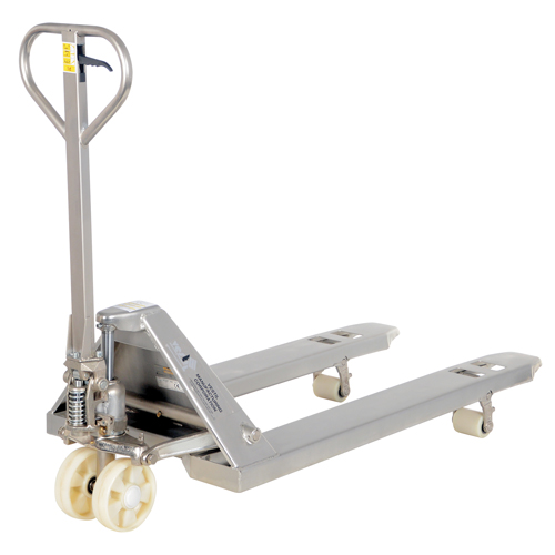 Transpalette, Acier inoxydable, 48" lo x 27" la, Capacit&eacute; 5500 lb Mukwa Safety Services