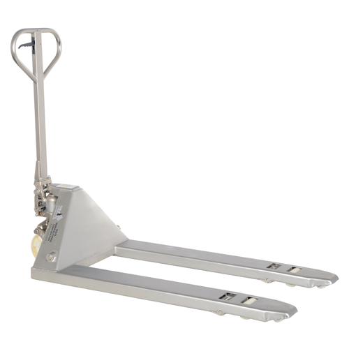 Transpalette, Acier inoxydable, 48" lo x 27" la, Capacit&eacute; 5500 lb Mukwa Safety Services