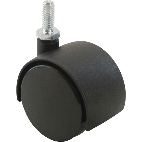 Roulette &agrave; roue double (s&eacute;ries 300/400), Pivotant, Diam&egrave;tre 2" (51 mm), Capacit&eacute; 75 lb (34 kg) Mukwa Safety Services