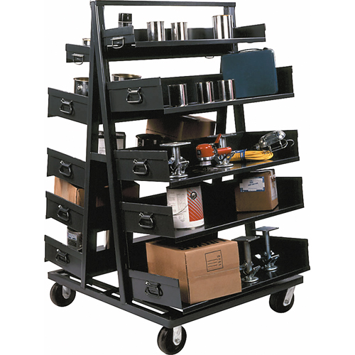 Adjust-A-Tray Trucks, 40" x 38" x 64", 2500 lbs. Capacity Mukwa Safety Services