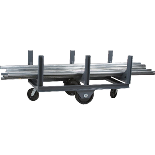 Bar Cradle Truck, 96" L x 28" W x 29" H, 4000 lbs. Capacity, Phenolic Wheels Mukwa Safety Services