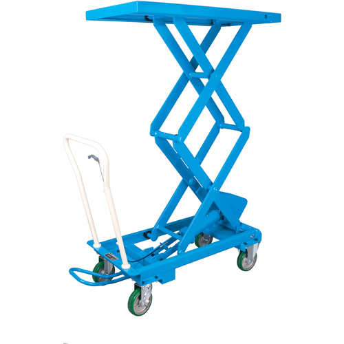 Tables &eacute;l&eacute;vatrices en ciseau, 20-1/2" lo x 39-3/4" la, Acier, Capacit&eacute; 660 lb Mukwa Safety Services