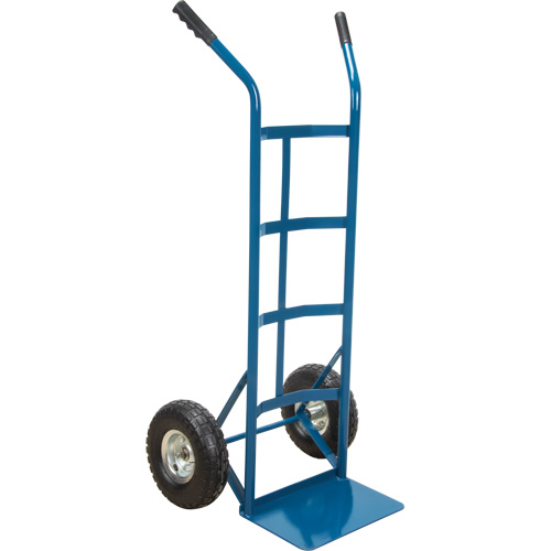 All-Welded Hand Truck, Dual Handle, Steel, 46" Height, 600 lbs. Capacity Mukwa Safety Services