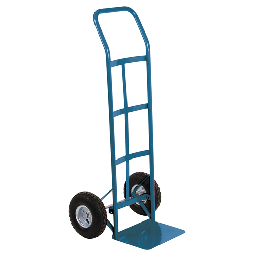All-Welded Hand Truck, Continuous Handle, Steel, 48" Height, 600 lbs. Capacity Mukwa Safety Services
