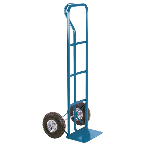 Diable &agrave; roue enti&egrave;rement soud&eacute;, Prise En P, Acier, Hauteur de 51", Capacit&eacute; 600 lb Mukwa Safety Services