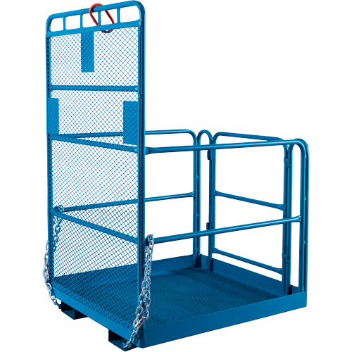 High Work Maintenance Platform, 48" W x 48" D x 72" H, 1000 lbs. Capacity, Steel Mukwa Safety Services