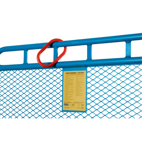 High Work Maintenance Platform, 48" W x 48" D x 72" H, 1000 lbs. Capacity, Steel Mukwa Safety Services