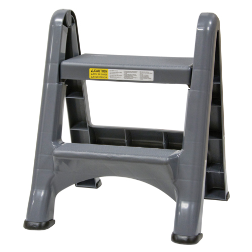 Escabeau repliable, 2 marches, 19-1/2" x 20-1/2" x Hauteur 22-3/4" Mukwa Safety Services