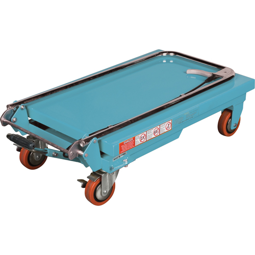 Heavy-Duty Hydraulic Scissor Lift Table, 27-1/2" L x 17-3/4" W, Steel, 330 lbs. Capacity Mukwa Safety Services