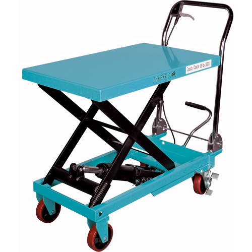 Heavy-Duty Hydraulic Scissor Lift Table, 32" L x 19-3/4" W, Steel, 660 lbs. Capacity Mukwa Safety Services