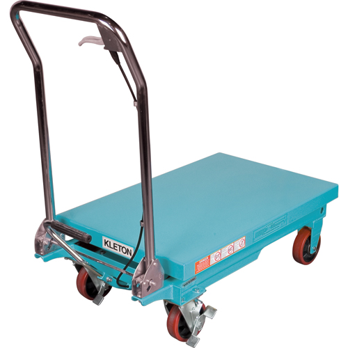 Heavy-Duty Hydraulic Scissor Lift Table, 32" L x 19-3/4" W, Steel, 660 lbs. Capacity Mukwa Safety Services