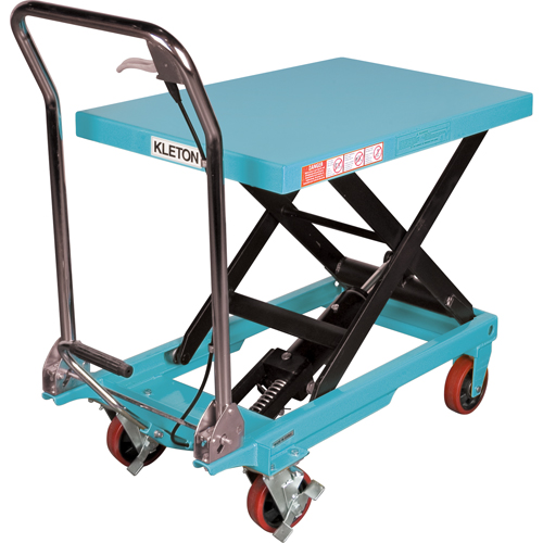 Heavy-Duty Hydraulic Scissor Lift Table, 32" L x 19-3/4" W, Steel, 660 lbs. Capacity Mukwa Safety Services