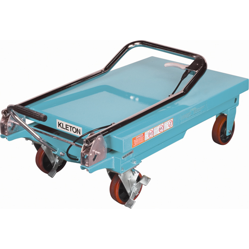 Heavy-Duty Hydraulic Scissor Lift Table, 32" L x 19-3/4" W, Steel, 660 lbs. Capacity Mukwa Safety Services