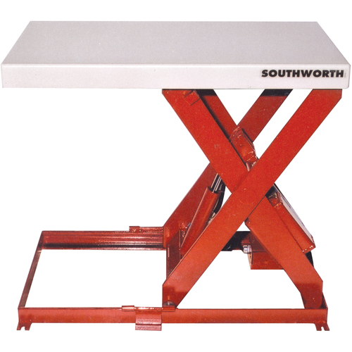 Table &eacute;l&eacute;vatrice &agrave; ciseaux, Acier, 36" lo x 20" la, Capacit&eacute; 550 lb Mukwa Safety Services