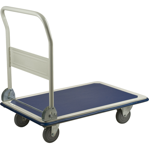 Chariot &agrave; plateforme avec poign&eacute;e pliante, Acier, 660 lb, 35" lo x 23" la, Hauteur 33" Mukwa Safety Services
