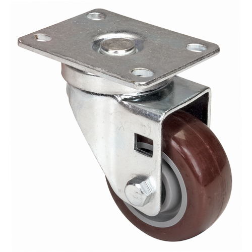 Roulette, Pivotant, 3" (76 mm), Polyur&eacute;thane, 230 lb (104 kg) Mukwa Safety Services