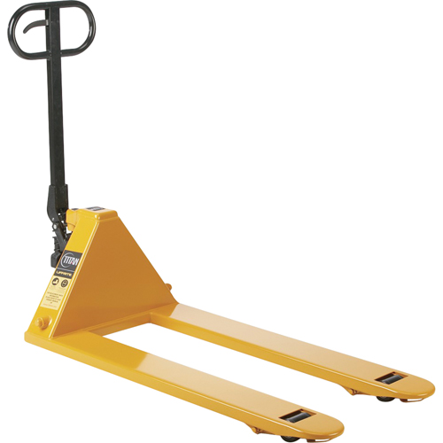 Titan Pallet Trucks, Steel, 48" L x 20.5" W, 5500 lbs. Capacity Mukwa Safety Services