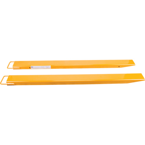 Fork Extensions, 72" L x 6" W, For Fork Width of 5" Mukwa Safety Services