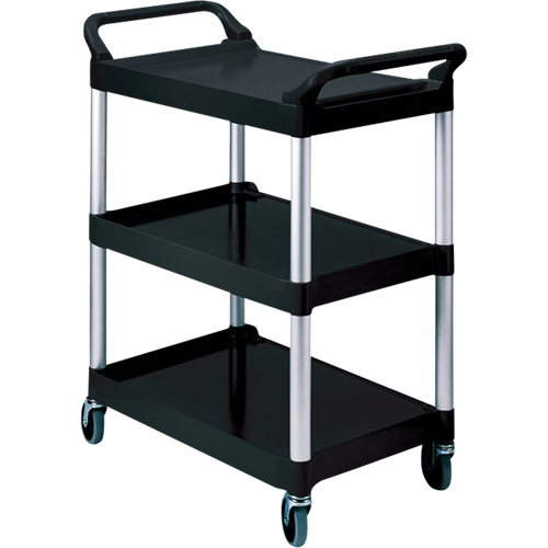 Service Cart, 3 Tiers, 19" x 38" x 34", 200 lbs. Capacity Mukwa Safety Services