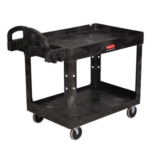Chariot utilitaire robuste - 4520-88, 2 tiers, 25-1/4" x 39" x 44", Capacit&eacute; 500 lb Mukwa Safety Services