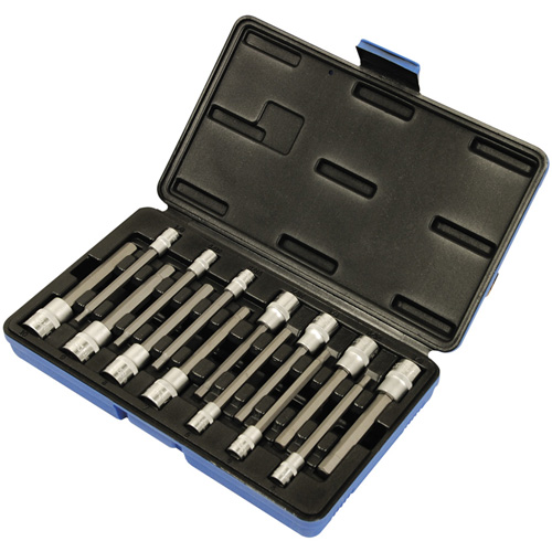 SAE/Metric Socket Set, Hex, 1/4"/3/8" Drive, 14 Pcs Mukwa Safety Services