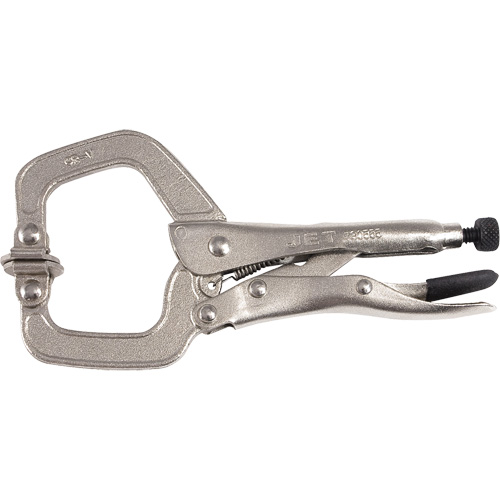 Pince en C &agrave; verrouillage ultra-robuste avec patin pivotant, Capacit&eacute; de 6" (152 mm) Mukwa Safety Services