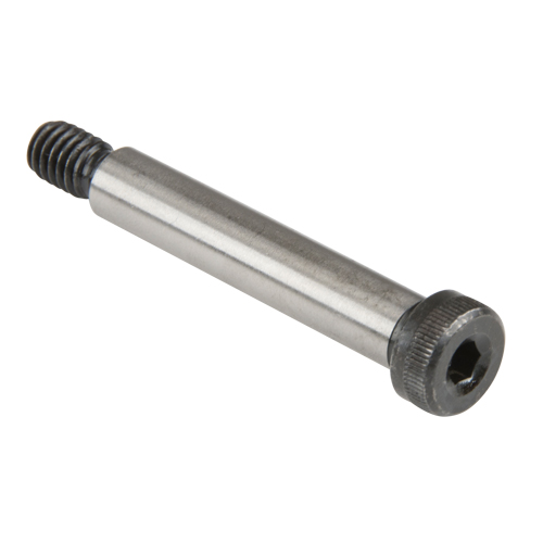 Socket Shoulder Screw, 3/8" Dia., 2" L, Black Oxide Mukwa Safety Services