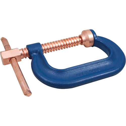 Serre-joint forg&eacute; robuste, Capacit&eacute; de 6" (152 mm), Profondeur de gorge de  Mukwa Safety Services