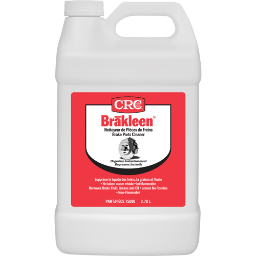 Nettoyants pour pi&egrave;ces de freins Brakleen, Bouteille Mukwa Safety Services
