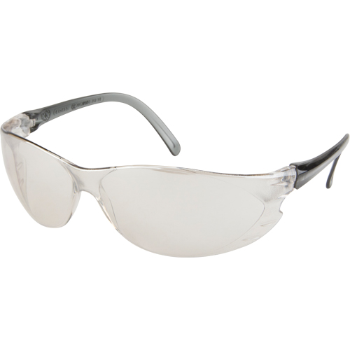 Twister Series Safety Glasses, Indoor/Outdoor Mirror Lens, Anti-Scratch, ANSI Z87+/Meets/Exceeds CSA Z94.3 Mukwa Safety Services