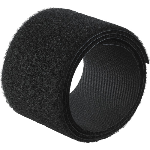 Attache ignifug&eacute;e, Boucle, 50 vg x 3/4", Cousu, Noir Mukwa Safety Services