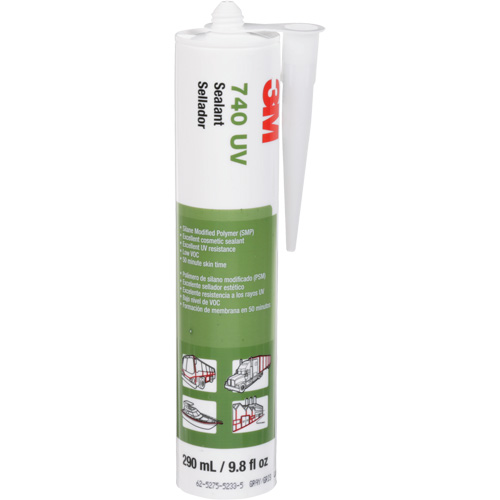 Adhesive Sealant 740 UV, 290 ml, Cartridge, Grey Mukwa Safety Services