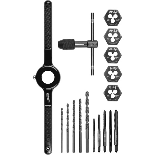Tap and Die Set, 17 Pieces Mukwa Safety Services