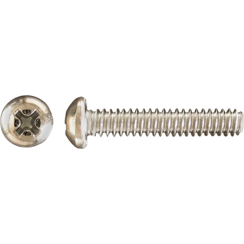 Pan Phillips HD Machine Screws, #8 x 3" L, Zinc Plated Mukwa Safety Services