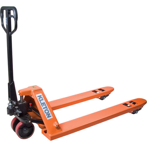 Multi-Directional Hydraulic Pallet Trucks, 48" L x 6-1/4" W, 5500 lbs. Capacity Mukwa Safety Services