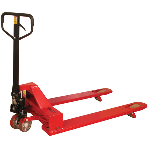 Transpalette hydraulique &agrave; 4 entr&eacute;es, 48" l x 7" la, Capacit&eacute; 4000 lb Mukwa Safety Services