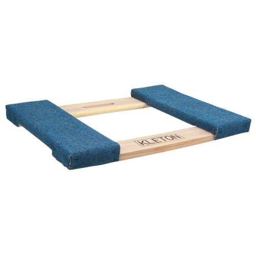 Carpeted Ends Hardwood Dolly Frame, Wood Frame, 18" W x 24" L, 900 lbs. Capacity Mukwa Safety Services