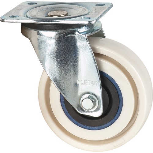 Sandwich Casters, Swivel, 5" (127 mm), Nylon, 440 lbs. (199.58 kg.) Mukwa Safety Services