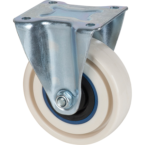 Roulettes sandwich, Fixe, 4" (101,6 mm), Nylon, 440 lb (199,58 kg) Mukwa Safety Services