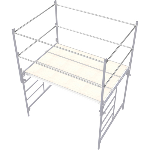 Accessoires pour &eacute;chafaudage - Barre de retenue, Barre de retenue, 2" la x 120" h Mukwa Safety Services