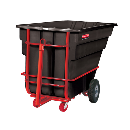 Tilt Truck, Polyethylene, 1-1/2 cu. yd., 2100 lbs. Load Capacity Mukwa Safety Services