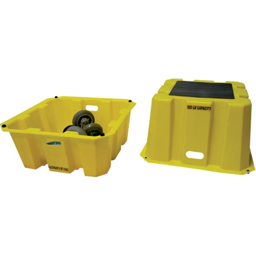 Nestable Industrial Step Stools, 25" x 25" x 10-1/2" High Mukwa Safety Services