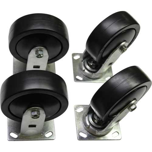 Self Dumping Hopper - Caster Set Mukwa Safety Services
