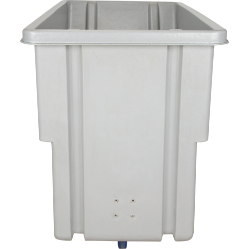 Tilt Truck, Polyethylene, 0.625 cu. yd., 500 lbs. Load Capacity Mukwa Safety Services